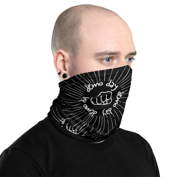 Demo Day Fist - Black Neck Gaiter - Real Estate Investor Gear