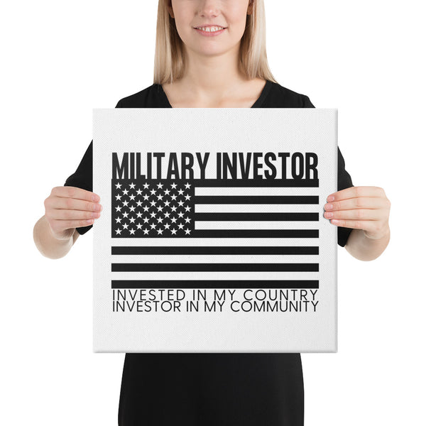 Military Investor - Art Canvas