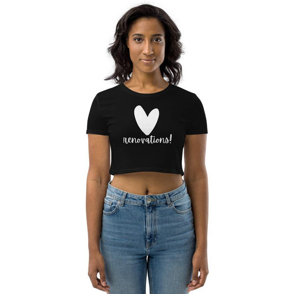 Heart Renos - Organic Crop Top - Real Estate Investor Gear