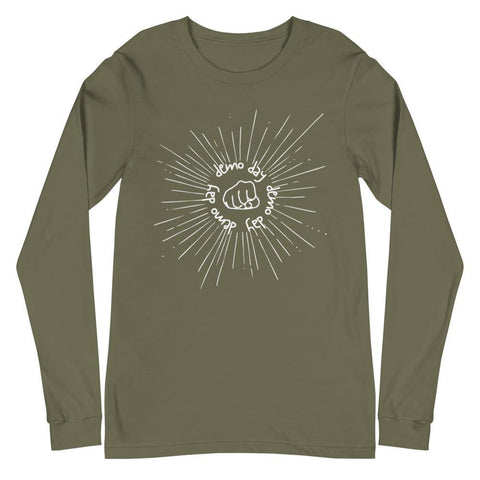Demo Day Fist - Unisex Long Sleeve Tee - Real Estate Investor Gear