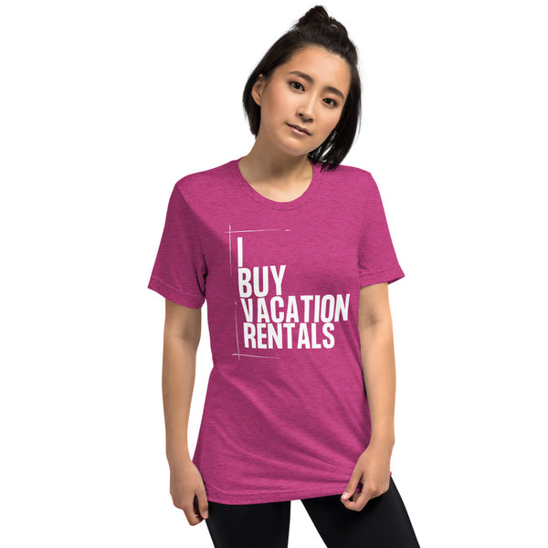 I Buy Vacation Rentals - Short sleeve t-shirt