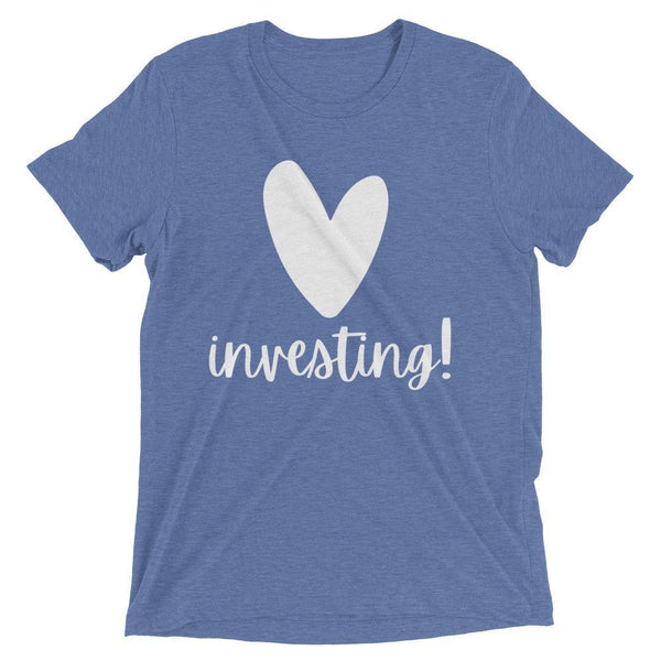 Heart Investing - Short sleeve t-shirt - Real Estate Investor Gear