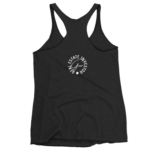 Hands On - Women's Racerback Tank - Real Estate Investor Gear