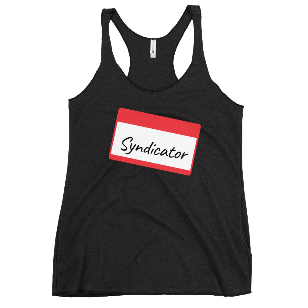 Syndicator Tag - Women's Racerback Tank
