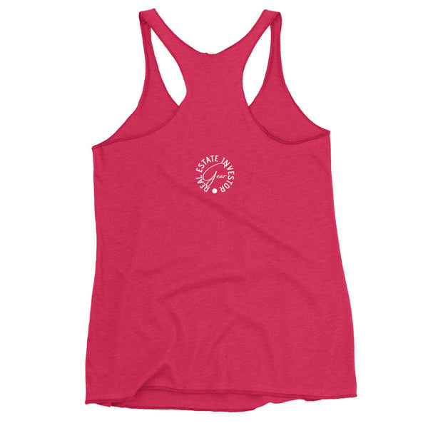 Investor Cursive - Women's Racerback Tank
