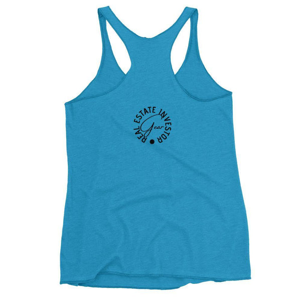 Hands On - Women's Racerback Tank - Real Estate Investor Gear